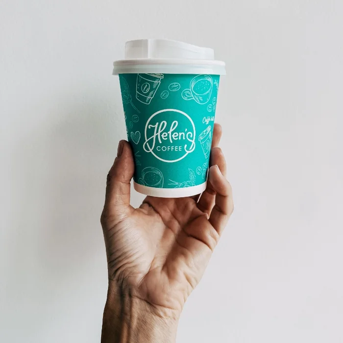 Helens coffee - logo | referencie | takeawaycup.cz