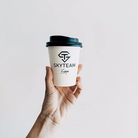 Skyteam | reference - kelímky s potiskem | takeawaycup.cz
