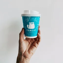 Tomcat coffee Barrandov - logo | referencie | takeawaycup.cz