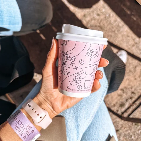 Two Coffee Champs festival 2024 | | reference - kelímky s potiskem | takeawaycup.cz